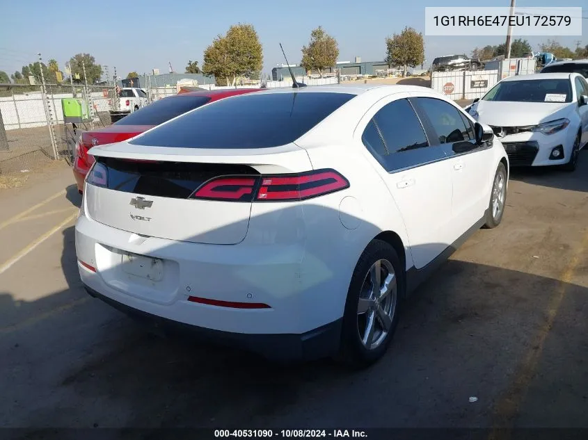 2014 Chevrolet Volt VIN: 1G1RH6E47EU172579 Lot: 40531090