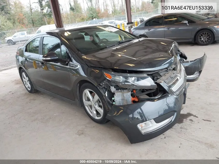 2014 Chevrolet Volt VIN: 1G1RA6E47EU153339 Lot: 40554219