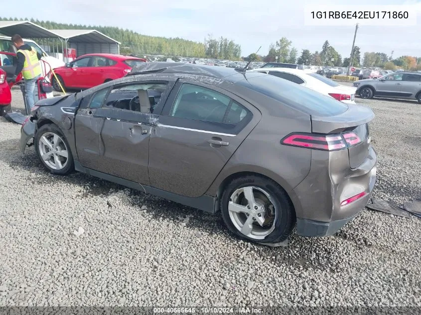 1G1RB6E42EU171860 2014 Chevrolet Volt