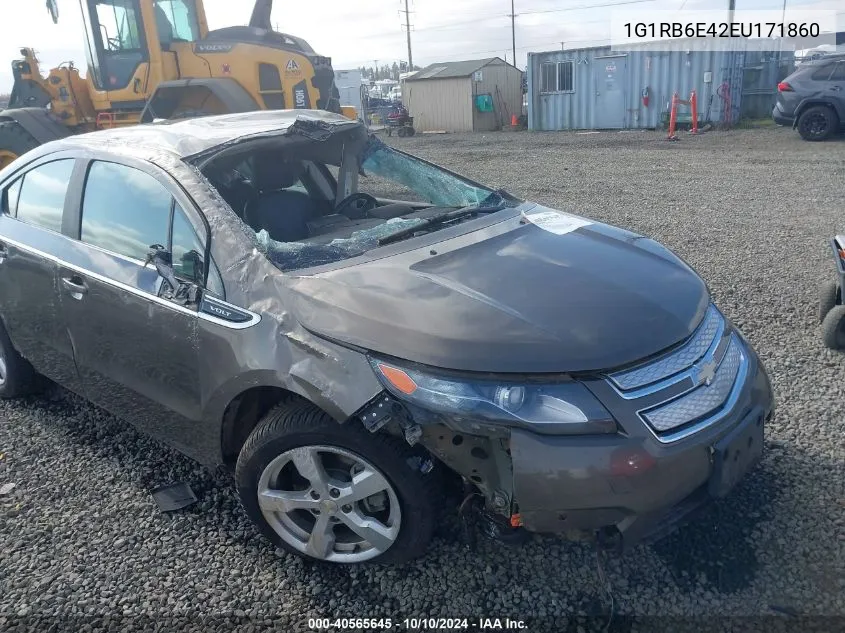 1G1RB6E42EU171860 2014 Chevrolet Volt