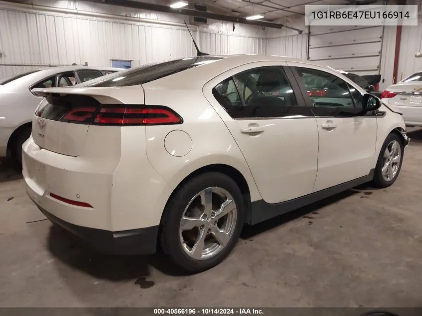 2014 Chevrolet Volt VIN: 1G1RB6E47EU166914 Lot: 40566196