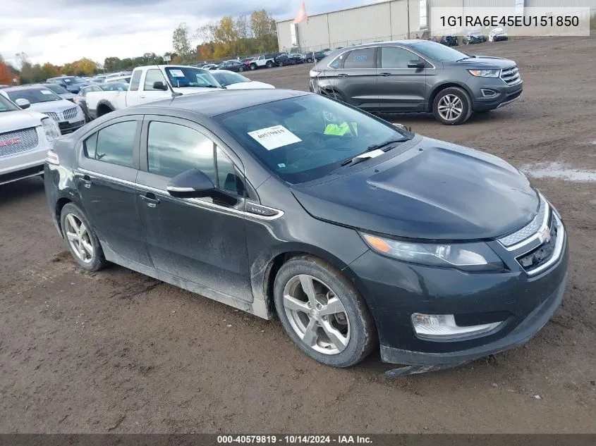 2014 Chevrolet Volt VIN: 1G1RA6E45EU151850 Lot: 40579819