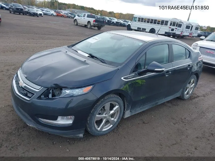 2014 Chevrolet Volt VIN: 1G1RA6E45EU151850 Lot: 40579819