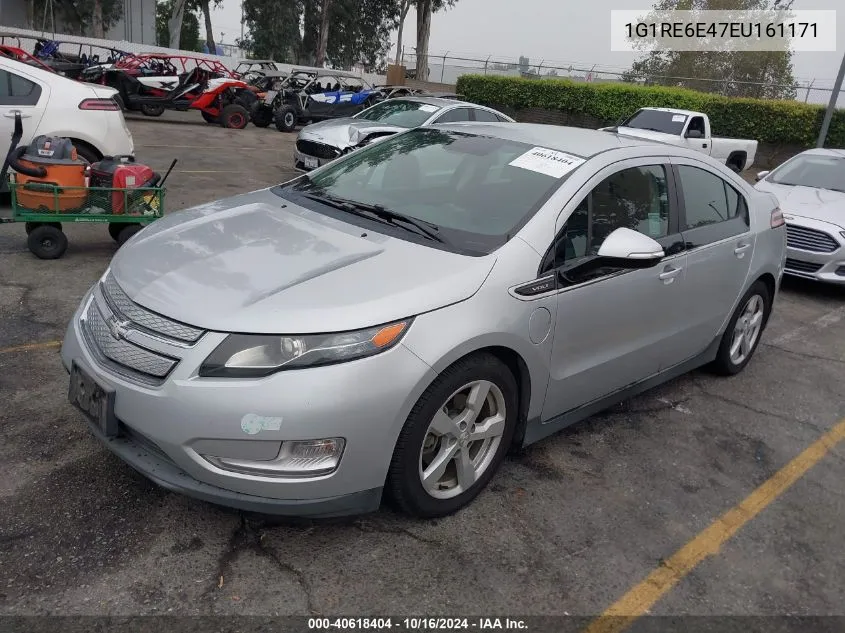 2014 Chevrolet Volt VIN: 1G1RE6E47EU161171 Lot: 40618404