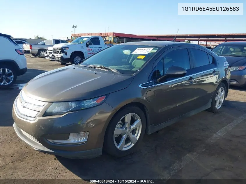 2014 Chevrolet Volt VIN: 1G1RD6E45EU126583 Lot: 40618424