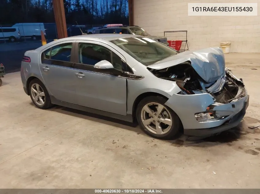 2014 Chevrolet Volt VIN: 1G1RA6E43EU155430 Lot: 40620630