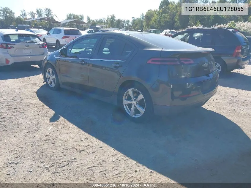 2014 Chevrolet Volt VIN: 1G1RB6E46EU128056 Lot: 40651236