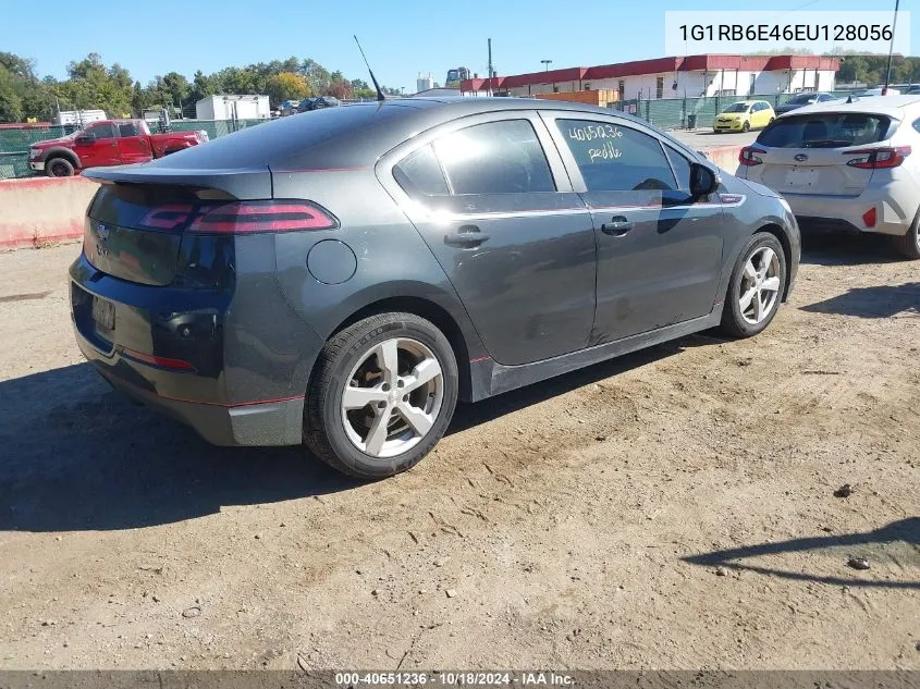 2014 Chevrolet Volt VIN: 1G1RB6E46EU128056 Lot: 40651236