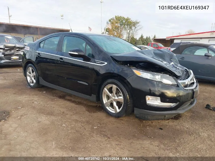 2014 Chevrolet Volt VIN: 1G1RD6E4XEU169347 Lot: 40720742