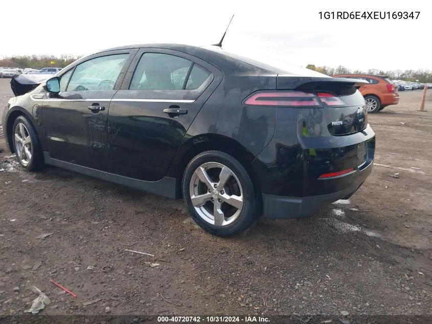 2014 Chevrolet Volt VIN: 1G1RD6E4XEU169347 Lot: 40720742