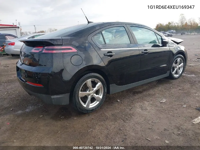 2014 Chevrolet Volt VIN: 1G1RD6E4XEU169347 Lot: 40720742