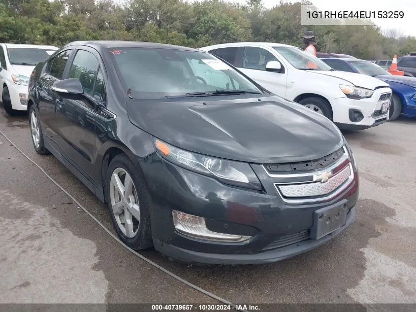 2014 Chevrolet Volt VIN: 1G1RH6E44EU153259 Lot: 40739657