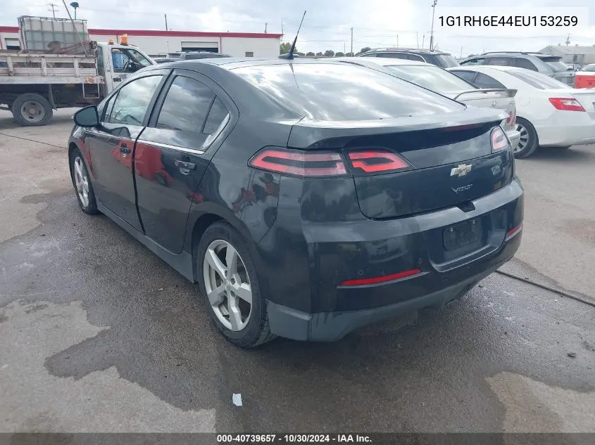 2014 Chevrolet Volt VIN: 1G1RH6E44EU153259 Lot: 40739657