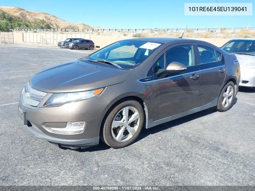 2014 Chevrolet Volt VIN: 1G1RE6E45EU139041 Lot: 40788090