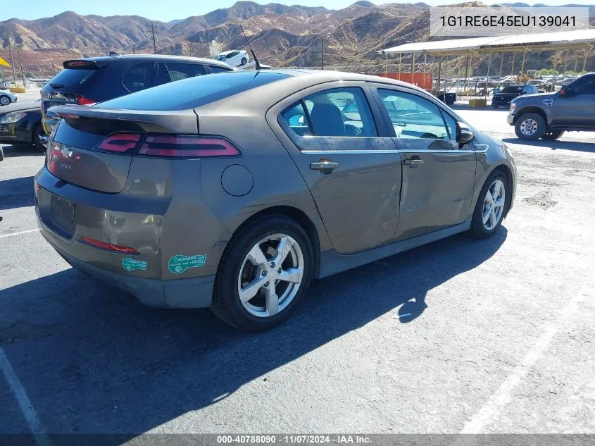 2014 Chevrolet Volt VIN: 1G1RE6E45EU139041 Lot: 40788090