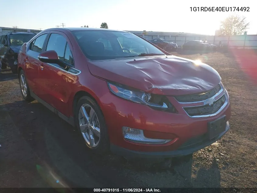 2014 Chevrolet Volt VIN: 1G1RD6E40EU174492 Lot: 40791015