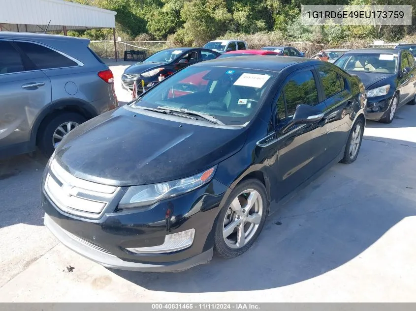 2014 Chevrolet Volt VIN: 1G1RD6E49EU173759 Lot: 40831465