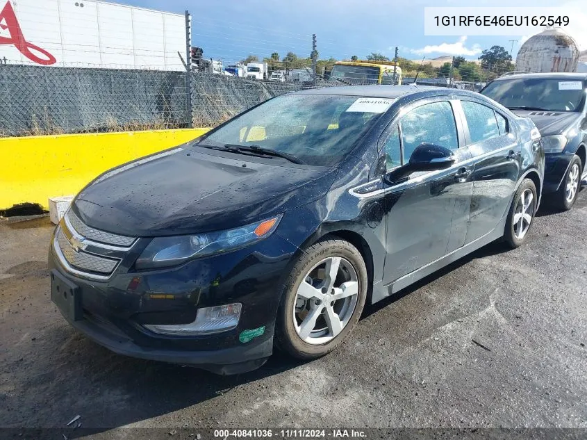 2014 Chevrolet Volt VIN: 1G1RF6E46EU162549 Lot: 40841036