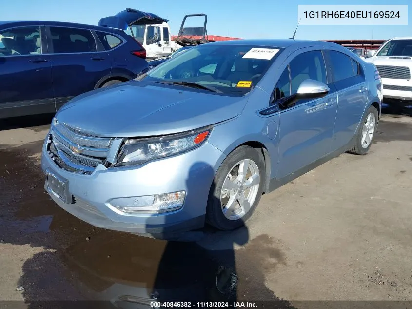 1G1RH6E40EU169524 2014 Chevrolet Volt