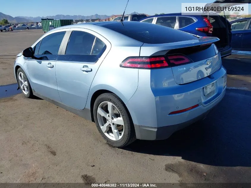 1G1RH6E40EU169524 2014 Chevrolet Volt