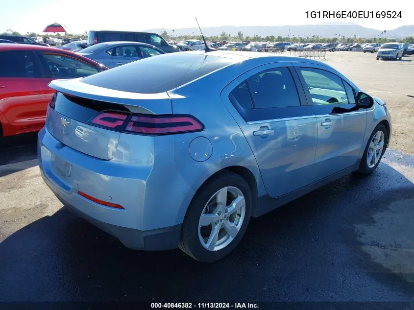 1G1RH6E40EU169524 2014 Chevrolet Volt