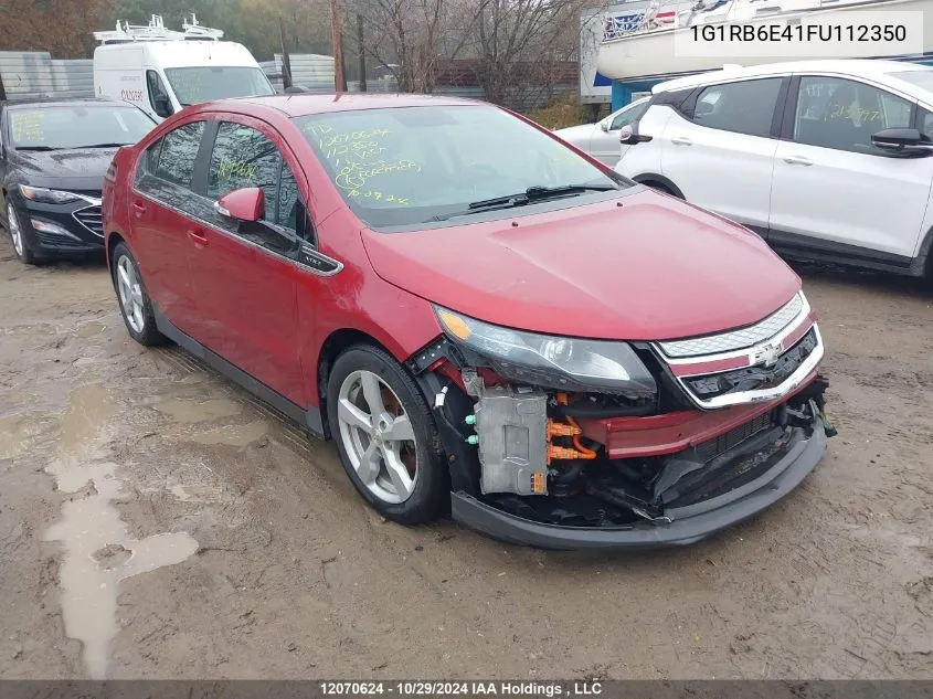 2015 Chevrolet Volt VIN: 1G1RB6E41FU112350 Lot: 12070624