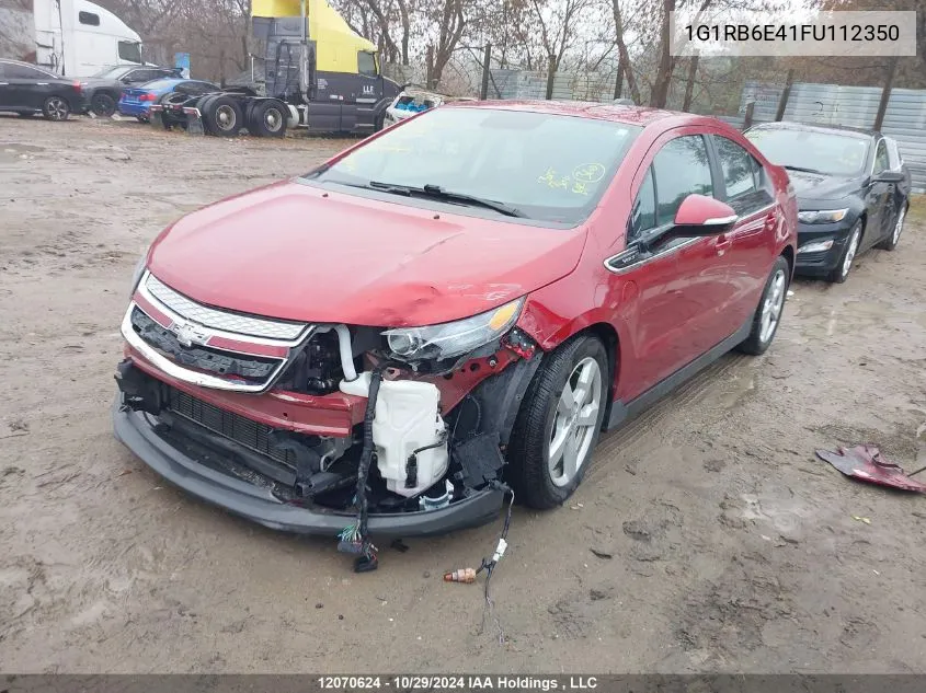 2015 Chevrolet Volt VIN: 1G1RB6E41FU112350 Lot: 12070624