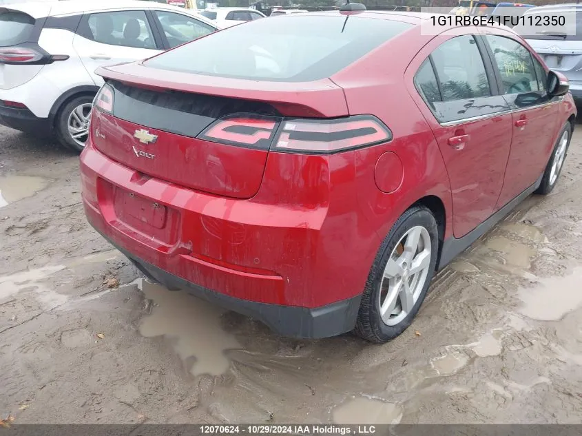 2015 Chevrolet Volt VIN: 1G1RB6E41FU112350 Lot: 12070624