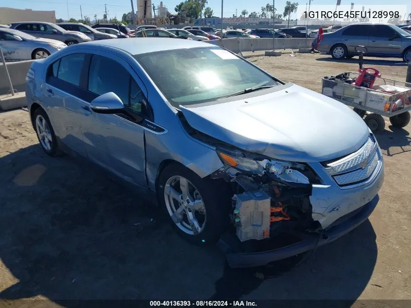 2015 Chevrolet Volt VIN: 1G1RC6E45FU128998 Lot: 40136393