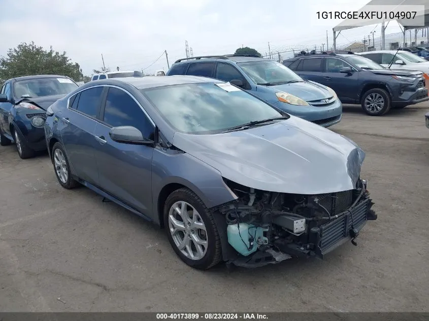 2015 Chevrolet Volt VIN: 1G1RC6E4XFU104907 Lot: 40173899