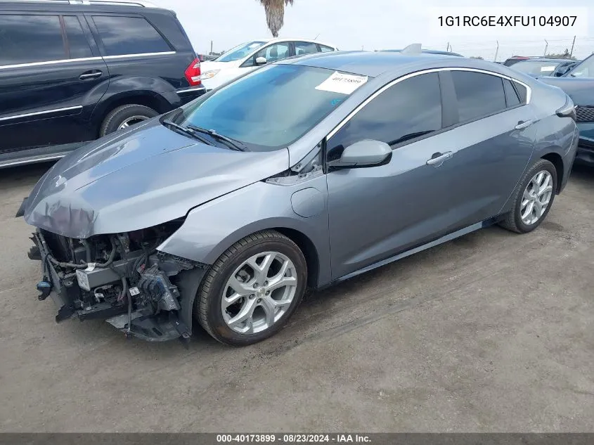 2015 Chevrolet Volt VIN: 1G1RC6E4XFU104907 Lot: 40173899