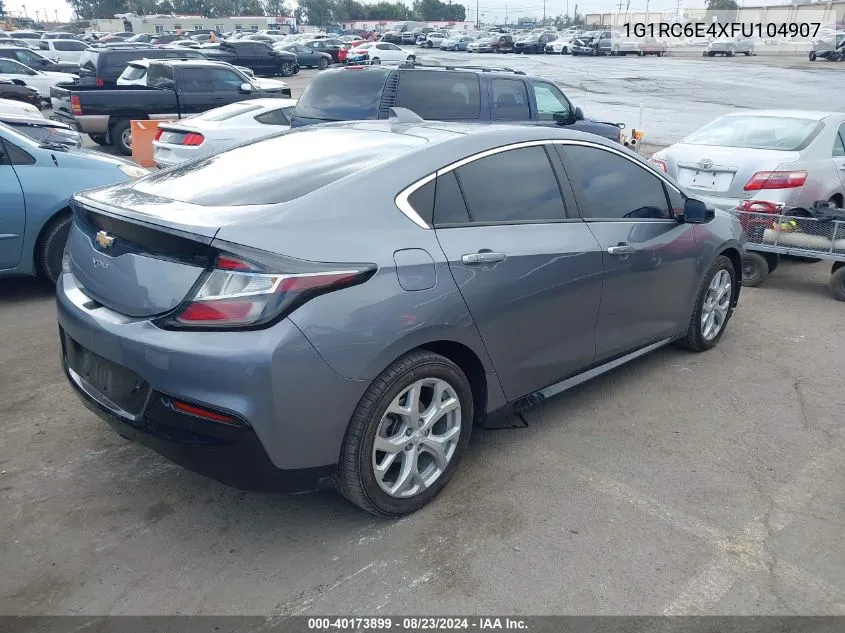 2015 Chevrolet Volt VIN: 1G1RC6E4XFU104907 Lot: 40173899