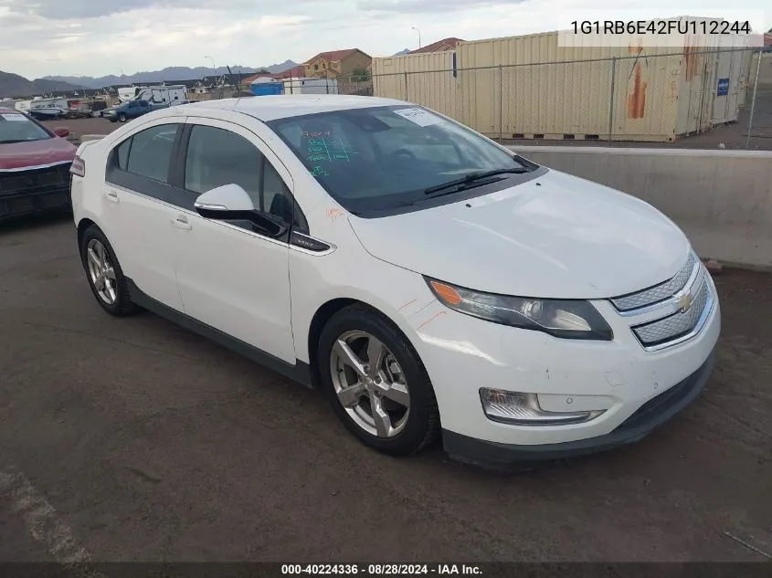 1G1RB6E42FU112244 2015 Chevrolet Volt