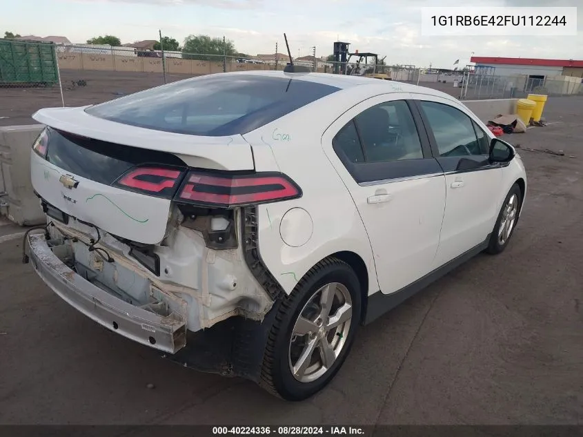 1G1RB6E42FU112244 2015 Chevrolet Volt