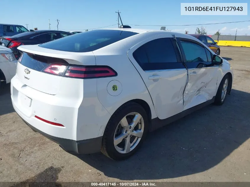 2015 Chevrolet Volt VIN: 1G1RD6E41FU127943 Lot: 40417145