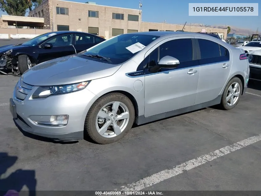 2015 Chevrolet Volt VIN: 1G1RD6E44FU105578 Lot: 40460069