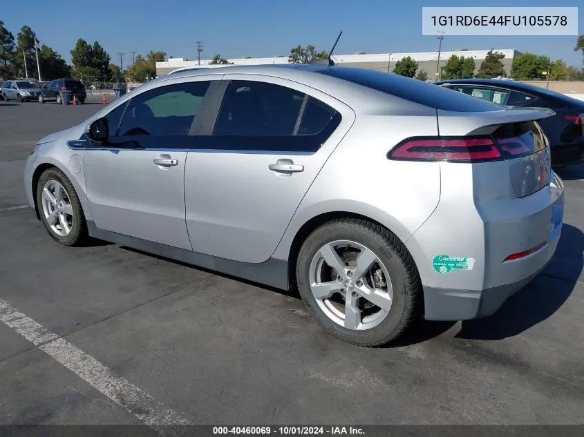 2015 Chevrolet Volt VIN: 1G1RD6E44FU105578 Lot: 40460069