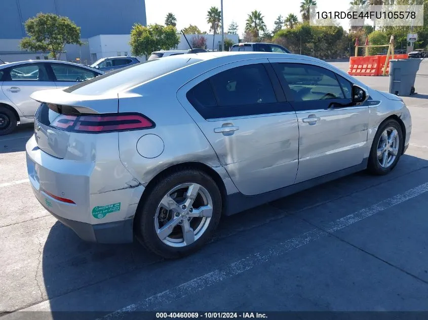 2015 Chevrolet Volt VIN: 1G1RD6E44FU105578 Lot: 40460069