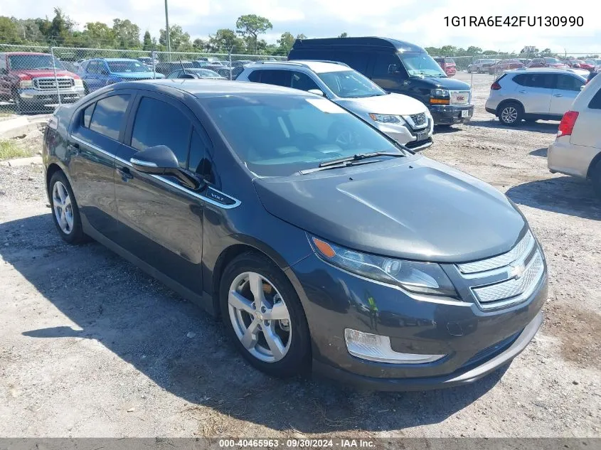 2015 Chevrolet Volt VIN: 1G1RA6E42FU130990 Lot: 40465963