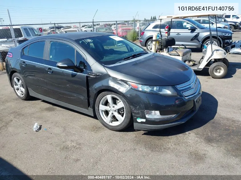 2015 Chevrolet Volt VIN: 1G1RD6E41FU140756 Lot: 40489787