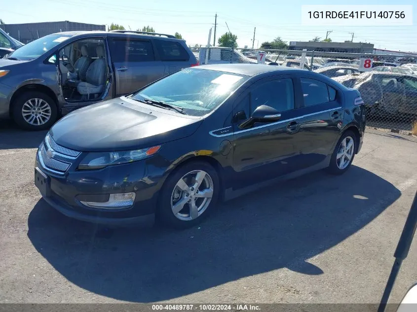 2015 Chevrolet Volt VIN: 1G1RD6E41FU140756 Lot: 40489787