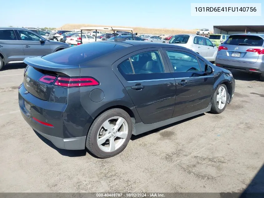 2015 Chevrolet Volt VIN: 1G1RD6E41FU140756 Lot: 40489787