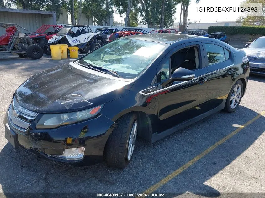 2015 Chevrolet Volt VIN: 1G1RD6E4XFU124393 Lot: 40490167