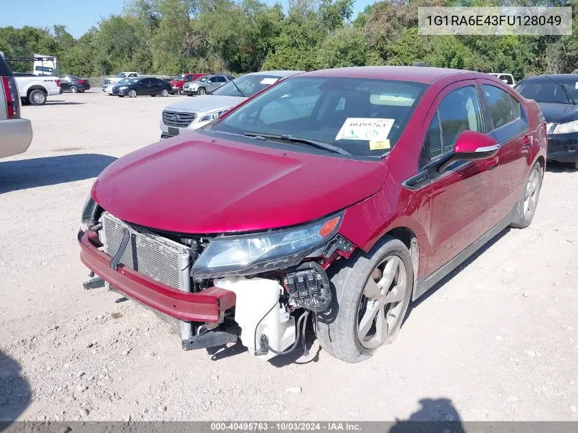 2015 Chevrolet Volt VIN: 1G1RA6E43FU128049 Lot: 40495763