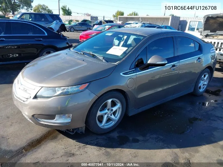 2015 Chevrolet Volt VIN: 1G1RC6E44FU126708 Lot: 40577041