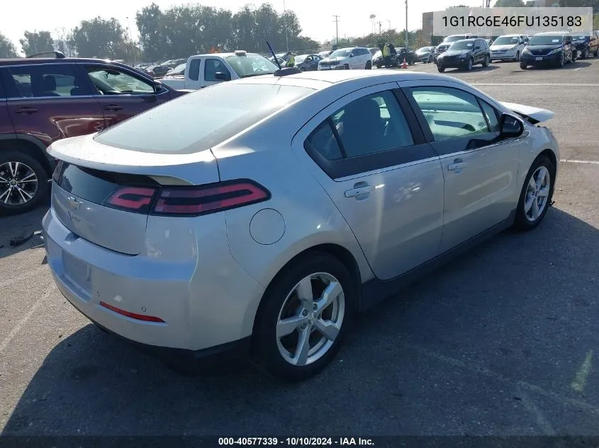 2015 Chevrolet Volt VIN: 1G1RC6E46FU135183 Lot: 40577339