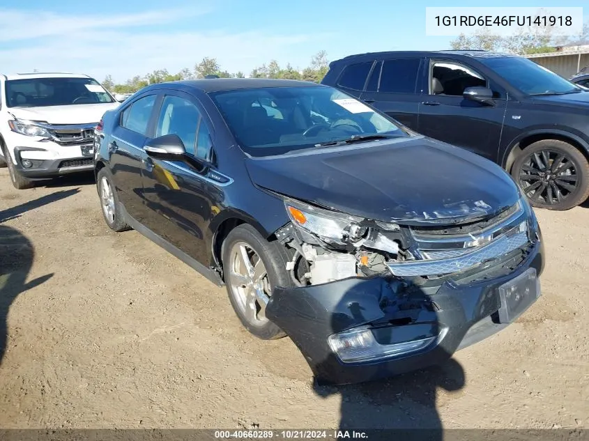 2015 Chevrolet Volt VIN: 1G1RD6E46FU141918 Lot: 40660289