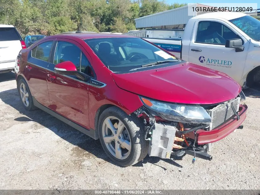 2015 Chevrolet Volt VIN: 1G1RA6E43FU128049 Lot: 40798446