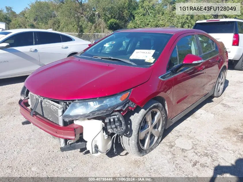 2015 Chevrolet Volt VIN: 1G1RA6E43FU128049 Lot: 40798446