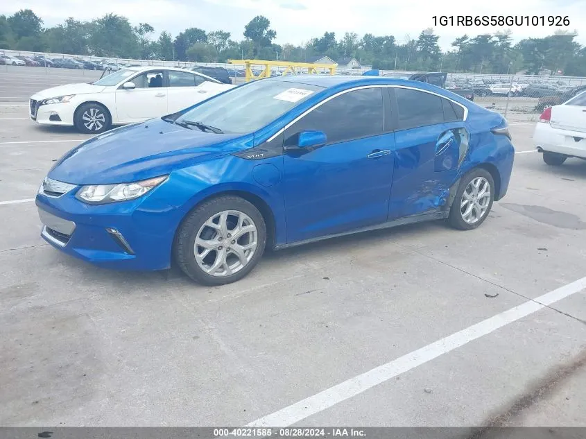 1G1RB6S58GU101926 2016 Chevrolet Volt Premier